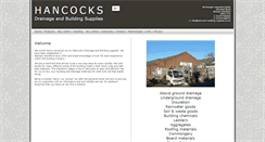 Desktop Screenshot of hancocks-building-supplies.co.uk